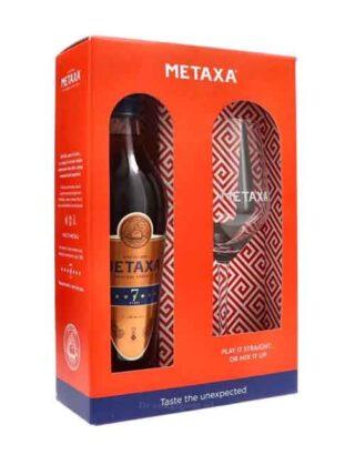 Metaxa 7 Stars Gift Set 70cl