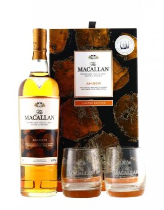 Macallan Amber Limited Edition Gift Set 70cl