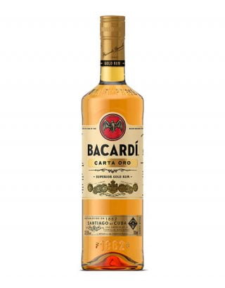 Bacardi Carte De Oro Gold Rum 100cl