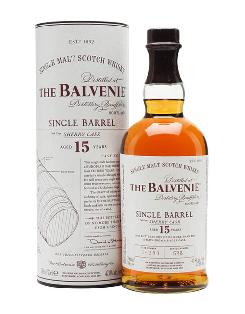 Balvenie 15 Years Old Single Barrel Sherry Cask 70cl