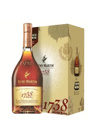 Remy Martin 1738 Accord Royal Gift Set 70cl