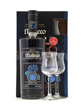Ron Malteco 10 Years Old Rum Gift Set 70cl