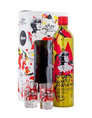 Ron Aquere Caramelo Gift Set 70cl