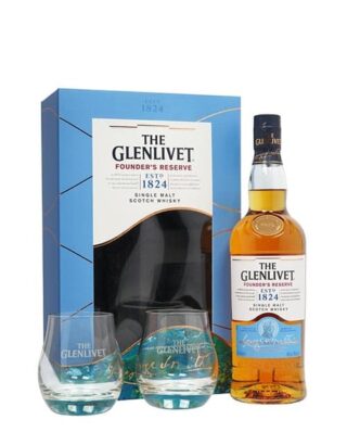 The Glenlivet Founders Reserve Gift Set 70cl