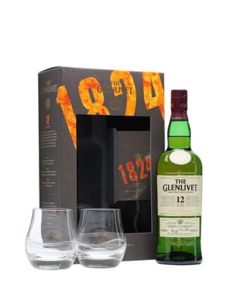 The Glenlivet 1824 12 Years Old Gift Set 70cl
