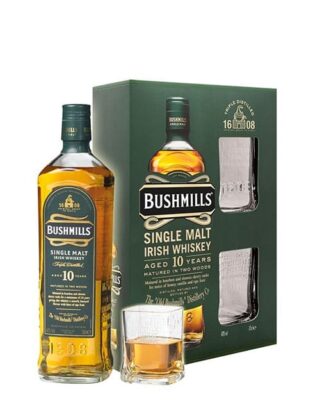 Bushmills 10 Years Old Gift Set 70cl