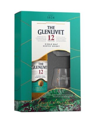 The Glenlivet 12 Years Old Double Oak Gift Set 70cl