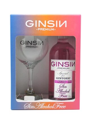 Ginsin Strawberry Alcohol Free Gift Set 70cl