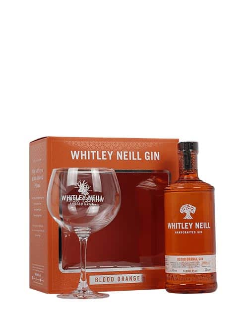 Whitley Neill Blood Orange Gin Gift Set 70cl