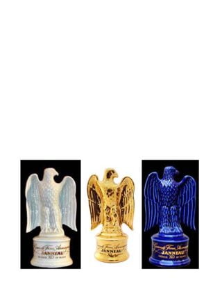 Janneau Grande Fine Armagnac X.O Eagles Decanters 3x5cl