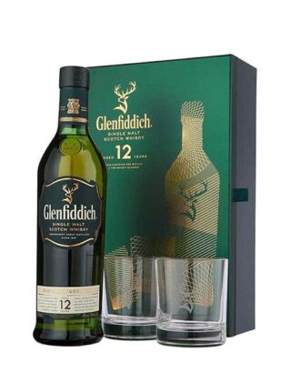 Glenfiddich 12 Years Old Gift Set 70cl