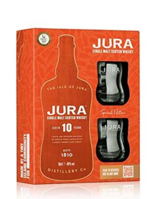 Isle Of Jura 10 Years Old Gift Set 70cl