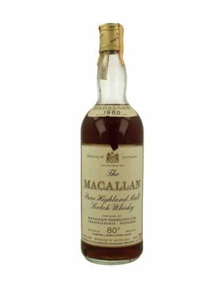 Macallan 1960 Campbell Hope and King Rinaldi Import 26 2/3 Fl Oz