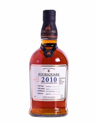 Foursquare 2010 Vintage 12 Years Old Exceptional Cask Selection Rum 70cl