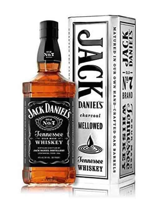 Jack Daniels Charcoal Mellowed TIN BOX 100cl