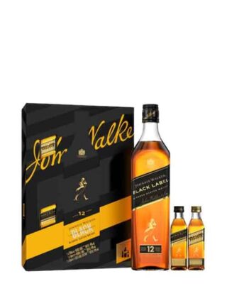 Johnnie Walker Black Label 12 Years Old Gift Set 70cl