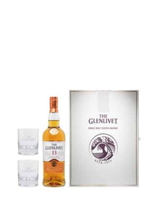 The Glenlivet 13 Years Old First Fill American Oak Gift Set 70cl