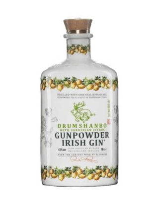 Drumshando Gunpowder Ceramic Limited Edition Sardinian Citrus Irish Gin 70cl