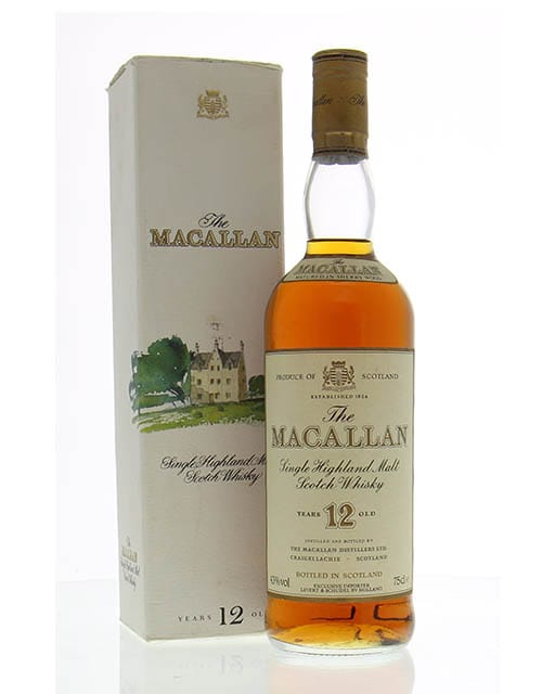 Macallan 12 Years Old Matured In Sherry Wood 70cl