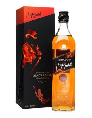 Johnnie Walker Black The Striding Man By Jasper Goodall 75cl