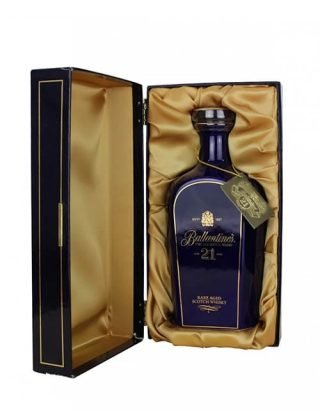 Ballantines 21 Years Old Ceramic Decanter Rare Aged 70cl